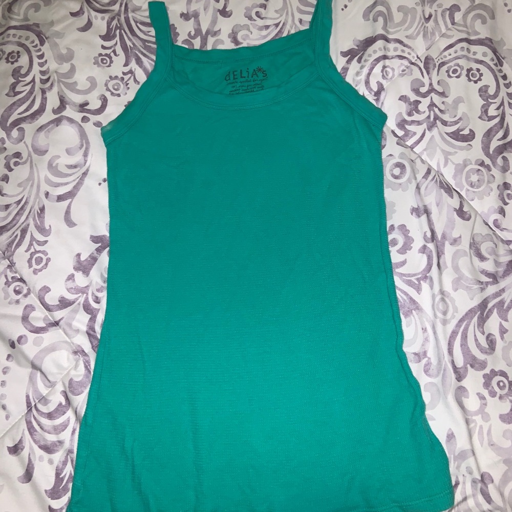COPY - Delias Green Tank Top - Size Large